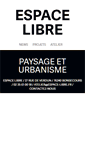 Mobile Screenshot of espace-libre.fr